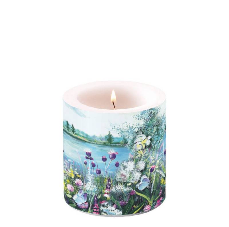 Ambiente® Papierserviette Kerze klein – Candle small – Format: Ø 7,5 cm x 9 cm – Brenndauer: 35 von Ambiente®