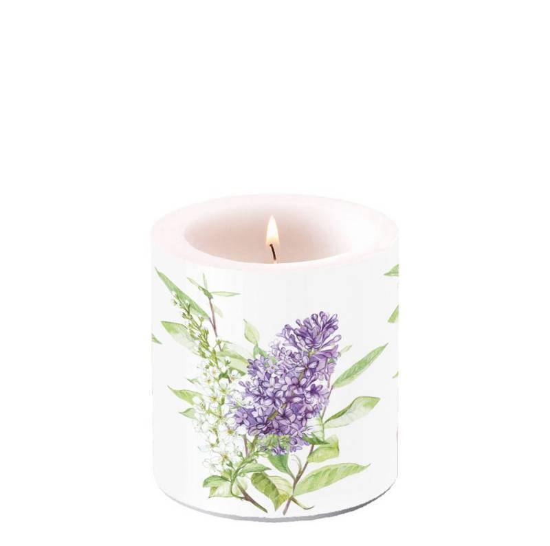 Ambiente® Papierserviette Kerze klein – Candle small – Format: Ø 7,5 cm x 9 cm – Brenndauer: 35 von Ambiente®