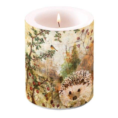 Ambiente Europe Candle Big Autumn Hedgehog h 12cm 0/10cm von Ambiente