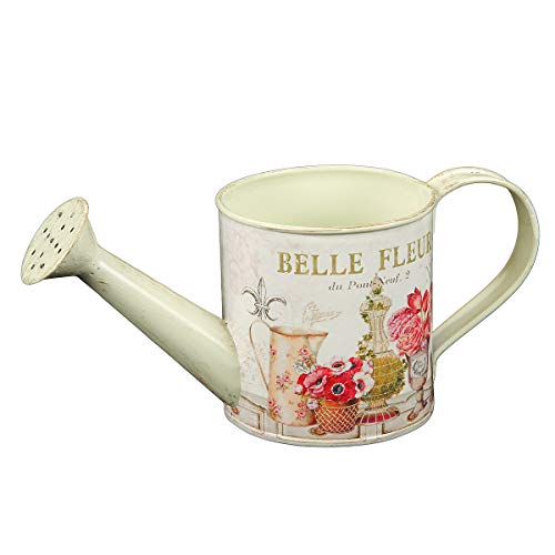 Ambiente Fleur-Gießkanne klein Kanne Metall Landhausstil Romantik Rosen Geschnk Dekokanne von Ambiente
