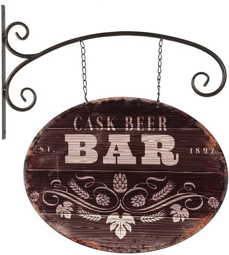 Ambiente Haus Metallbild Pub Schild 48cm, (1 St) von Ambiente Haus