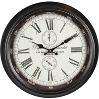 Ambiente Haus Wanduhr "Dupont Wanduhr aus Metall 40cm" von Ambiente Haus