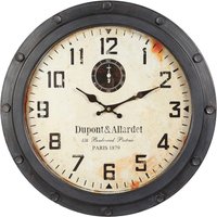 Ambiente Haus Wanduhr "Loft Wanduhr aus metall 47cm" von Ambiente Haus