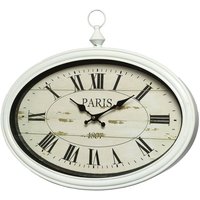 Ambiente Haus Wanduhr "Paris Wanduhr - weiß 34x50cm" von Ambiente Haus