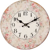 Ambiente Haus Wanduhr "Rosen Wanduhr 28cm" von Ambiente Haus