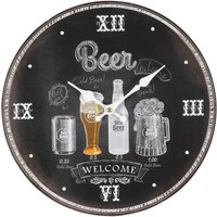 Ambiente Haus Wanduhr "Wanduhr - Beer 28cm" von Ambiente Haus