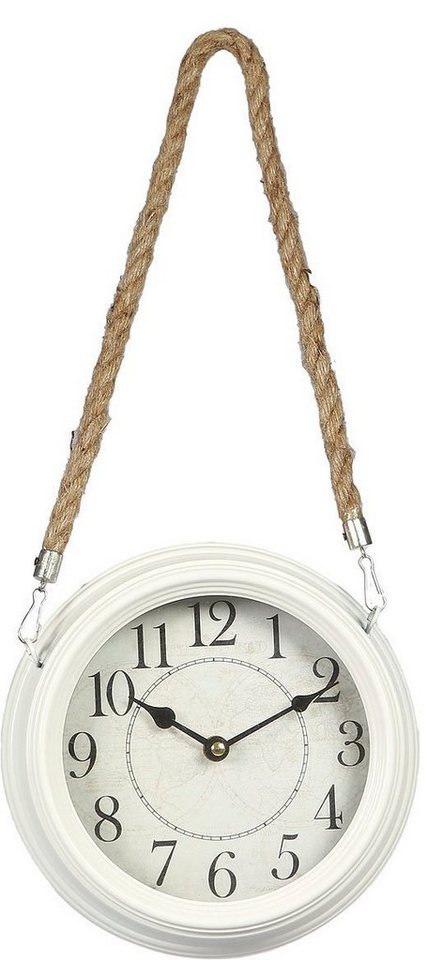 Ambiente Haus Wanduhr Wanduhr Rope 22cm von Ambiente Haus