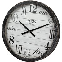 Ambiente Haus Wanduhr "Wanduhr aus holz 60cm" von Ambiente Haus