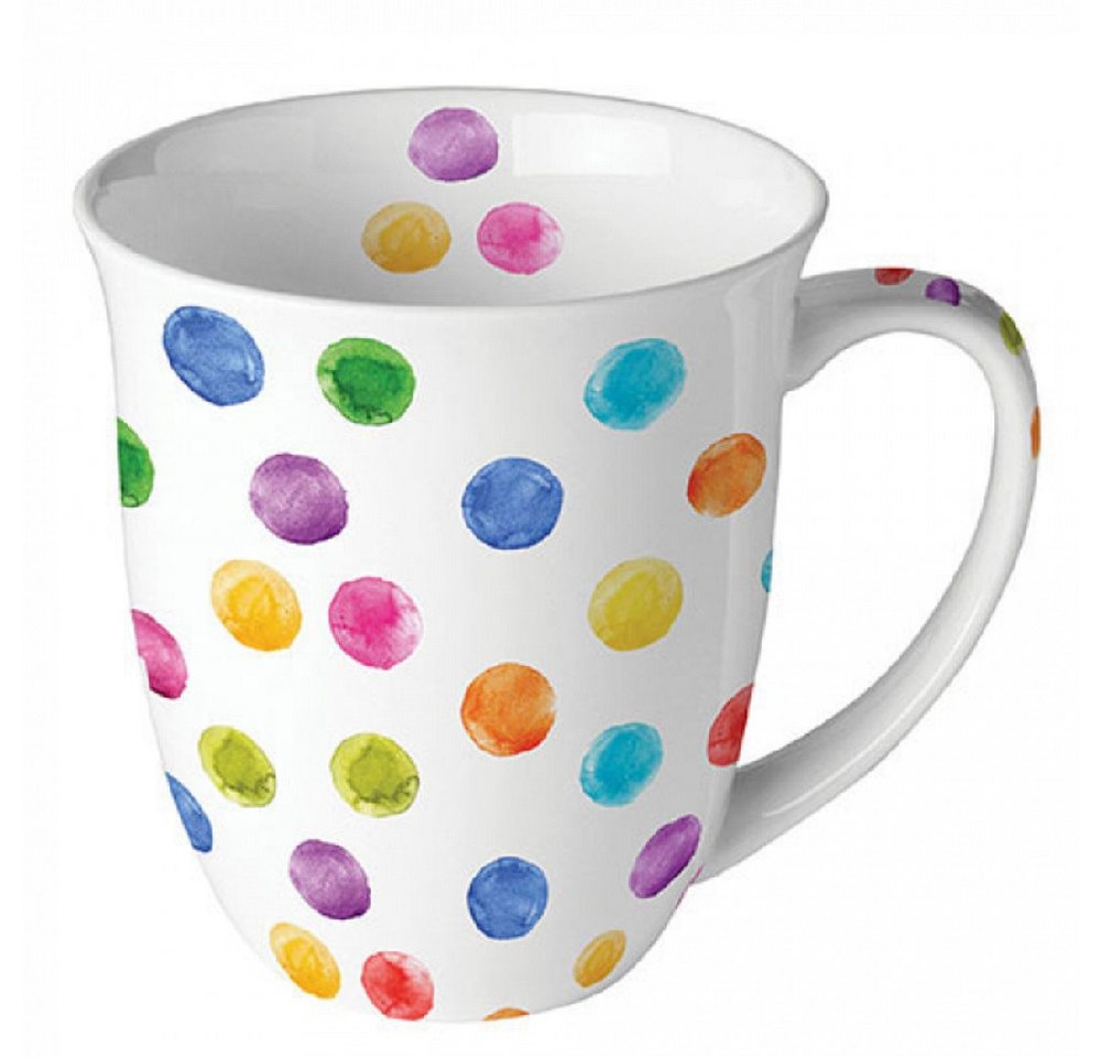 Ambiente Luxury Paper Products Becher Sommer, Blumen, Tiere, Pflanzen, Bäume, Herbst, Mug, Kollektion, Porzellan Tasse, Becher 0,4 L Polka Dots weiß, Themen Muster Anlässe Geburtstag, Winter, Geburtstag, Hochzeit, Valentinstag, Muttertag, Geschenke Ambiente Luxury Paper Products Becher Sommer, Blumen, Tiere, Pflanzen, Bäume, Herbst, Mug, Kollektion, Porzellan Tasse, Becher 0,4 L Polka Dots weiß, Themen Muster Anlässe Geburtstag, Winter, Geburtstag, Hochzeit, Valentinstag, Muttertag, Geschenke von Ambiente Luxury Paper Products