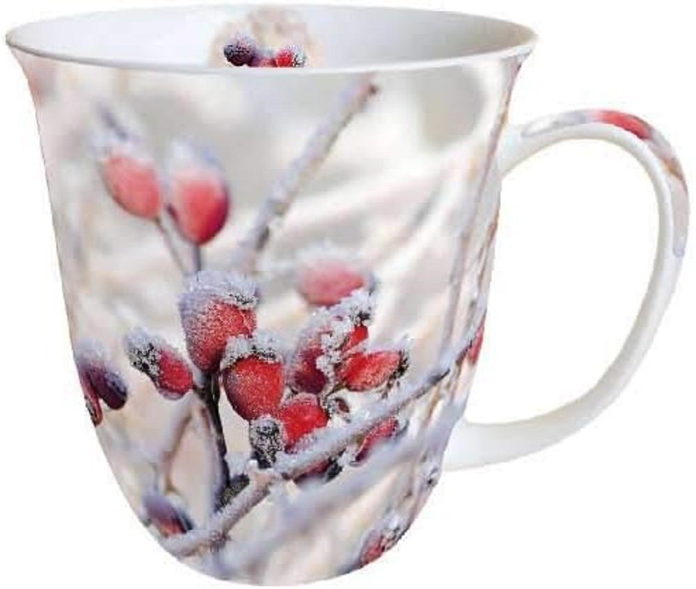 Ambiente Luxury Paper Products Becher Porzellan Tasse ca. 400ml Herbst-Winter- Frühling -Sommer Mug, Tee/Kaffee - ideal als Geschenk geeignet von Ambiente Luxury Paper Products