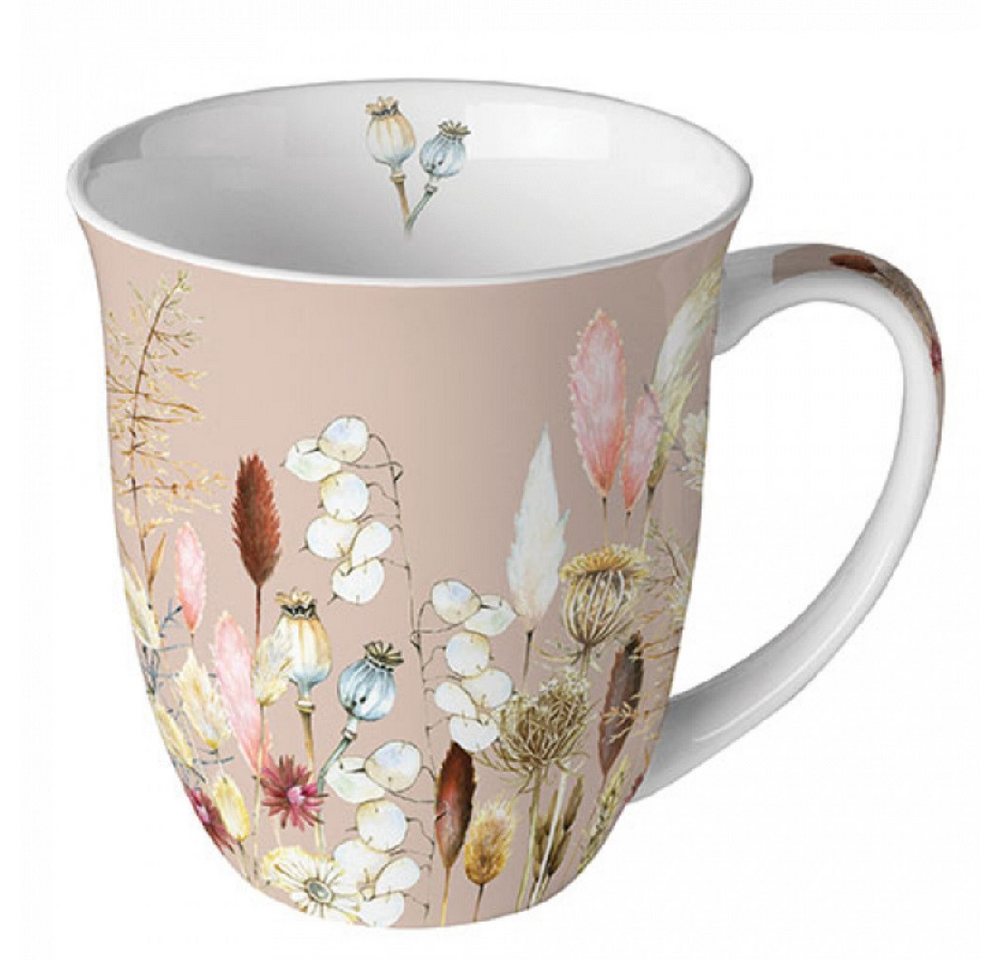 Ambiente Luxury Paper Products Becher Sommer Porzellan Tasse - Mug Blumen Frühling Kollektion, Herbst - Pflanzen Tee/Kaffee - Ideal Als Geschenk von Ambiente Luxury Paper Products