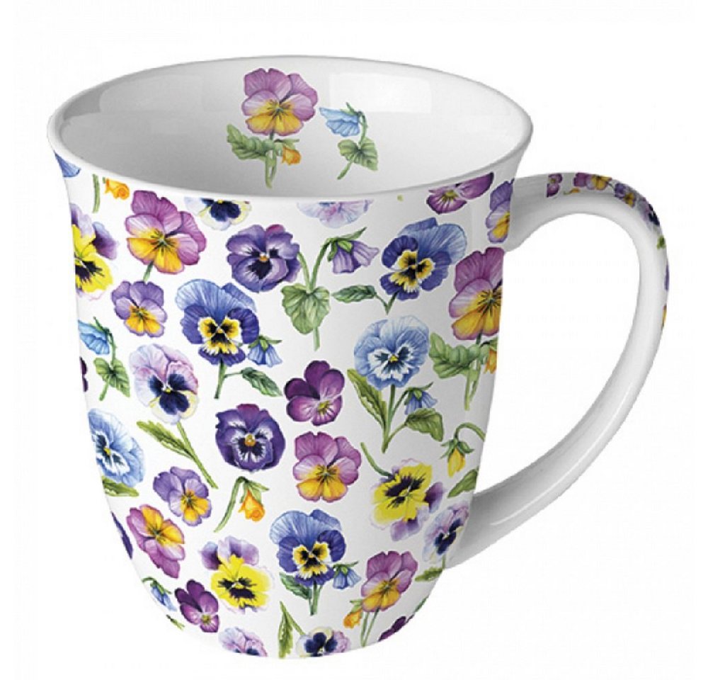 Ambiente Luxury Paper Products Becher Sommer Porzellan Tasse - Mug Blumen Frühling Kollektion, Herbst - Pflanzen Tee/Kaffee - Ideal Als Geschenk von Ambiente Luxury Paper Products