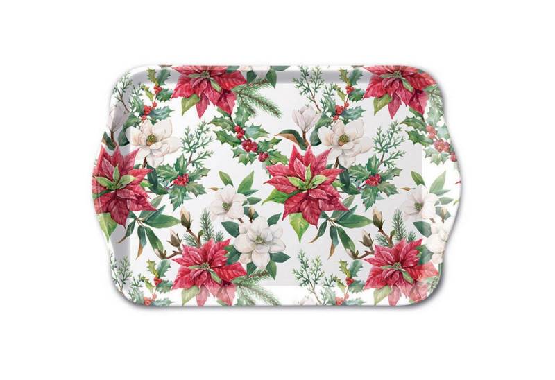 Ambiente Luxury Paper Products Dekotablett, Tablett Melamin 21x13cm mit Weihnachtsblumen Motiv Ambiente Luxury Paper Products Dekotablett, Tablett Melamin 21x13cm mit Weihnachtsblumen Motiv von Ambiente Luxury Paper Products