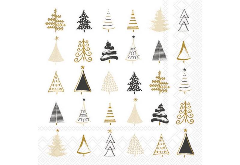 Ambiente Luxury Paper Products Papierserviette, Servietten Papier 33x33cm 3-lagig mit Weihnachtsbaum Motiv 20 Stk. Ambiente Luxury Paper Products Papierserviette, Servietten Papier 33x33cm 3-lagig mit Weihnachtsbaum Motiv 20 Stk. von Ambiente Luxury Paper Products