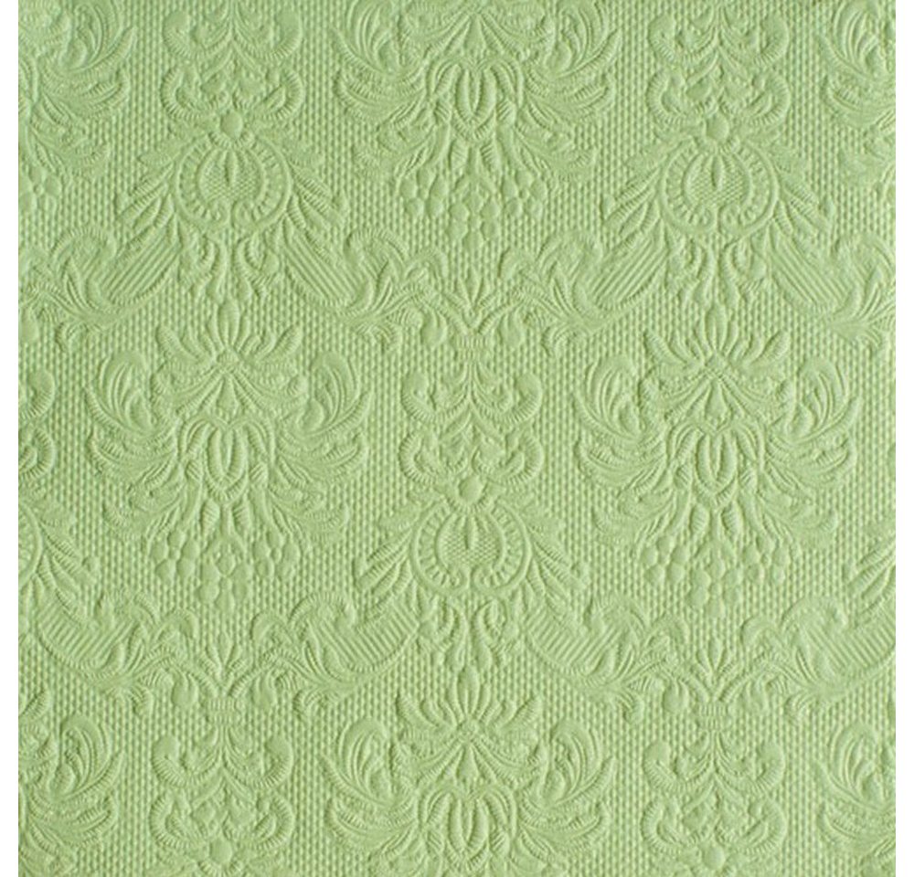 Ambiente Luxury Paper Products Papierserviette 15 Servietten Elegance pale green 33x33cm, (15 St) von Ambiente Luxury Paper Products