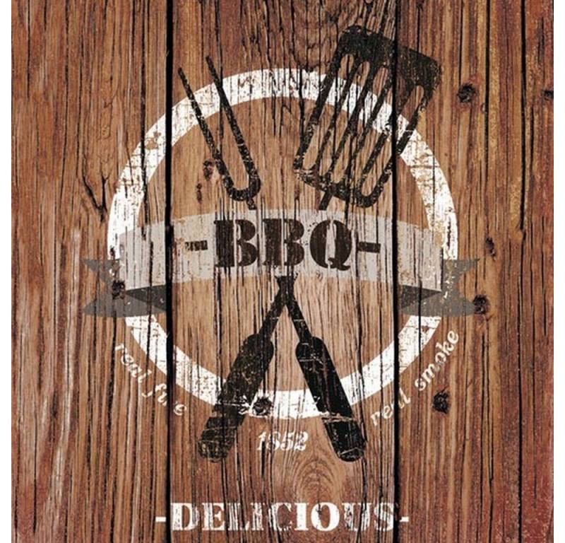 Ambiente Luxury Paper Products Papierserviette 20 Servietten Barbecue Time brown 33x33cm, (20 St) von Ambiente Luxury Paper Products