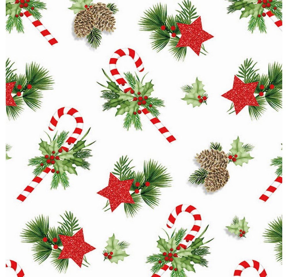 Ambiente Luxury Paper Products Papierserviette 20 Servietten Ornaments for X-Mas 33x33cm, (20 St) von Ambiente Luxury Paper Products