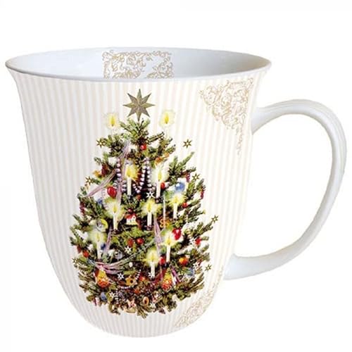 Ambiente Weihnachtsbaum Cremebecher 0,4 L von WEIPAI