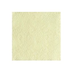 15er Pack Cocktail Servietten Elegance creme 25 x 25 cm von Ambiente