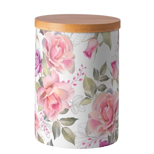 Ambiente Behälter mit Deckel Storage Jar Medium Floral Josephine von Ambiente