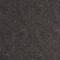 Ambiente - Servietten - Elegance Dark Grey - dunkelgrau - geprägt - 33x33-15 Stück - von Ambiente