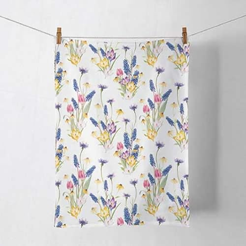 Ambiente Geschirrtuch Trockentuch Küchentuch kitchen towel 50x70cm 100% Baumwolle Frühling Blumen Garten Serie hello spring von Ambiente