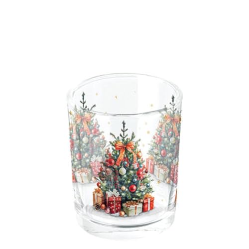 Ambiente Glas Teelicht Halter 6,5 cm hoch Weihnachtsbaum Dekoration Advent Serie Christmas Tree Ambiente Glas Teelicht Halter 6,5 cm hoch Weihnachtsbaum Dekoration Advent Serie Christmas Tree von Ambiente