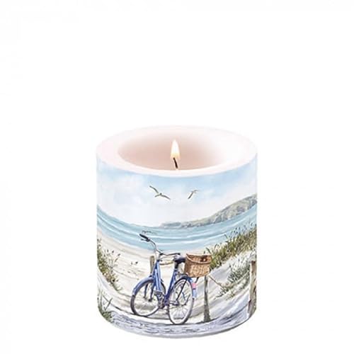 Ambiente Kerze Fahrrad am Strand 7,5 x 8 cm Ambiente Kerze Fahrrad am Strand 7,5 x 8 cm von Ambiente