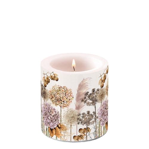 Ambiente Kerze Stumpenkerze Wachswindlicht Dekorationskerze 9 cm hoch 35h Brenndauer Gräser Trockenblumen Serie dried flowers Ambiente Kerze Stumpenkerze Wachswindlicht Dekorationskerze 9 cm hoch 35h Brenndauer Gräser Trockenblumen Serie dried flowers von Ambiente