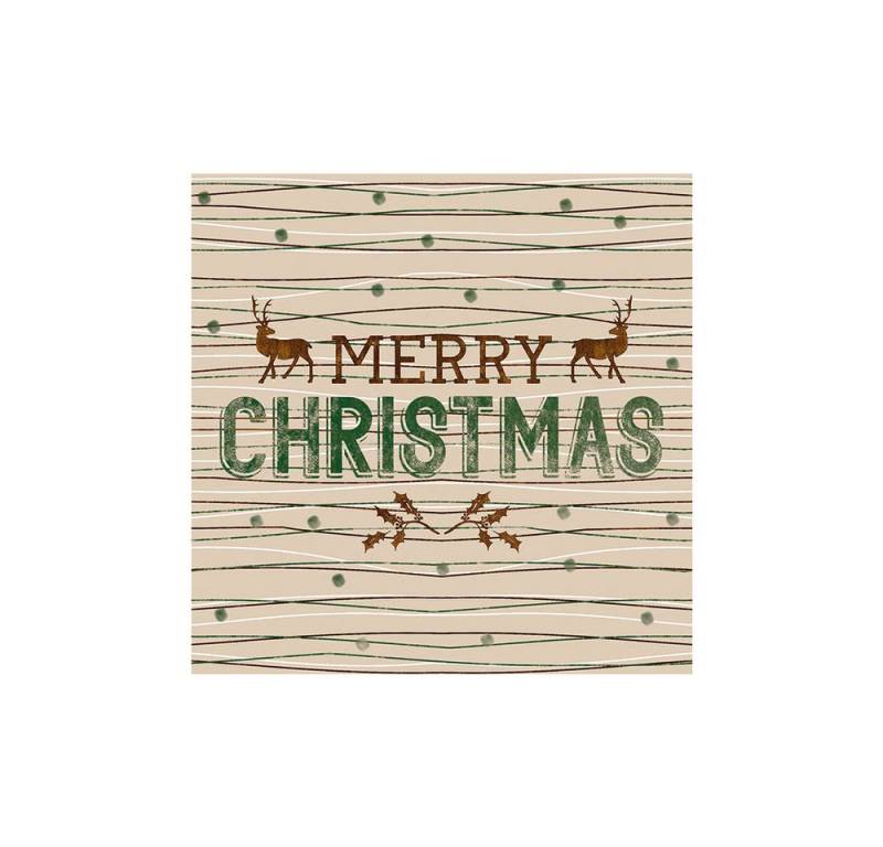 Ambiente® Papierserviette Classy Christmas, (5 St), 33 cm x 33 cm von Ambiente®