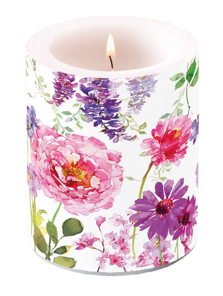 Ambiente Papierserviette Kerze gross – Candle Big – Format: Ø 12 cm x 10 cm – Brenndauer: 75 von Ambiente