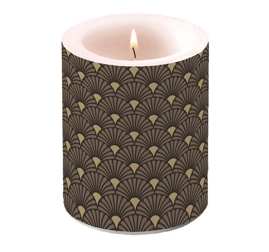 Ambiente Papierserviette Kerze gross – Candle Big – Format: Ø 12 cm x 10 cm – Brenndauer: 75 von Ambiente