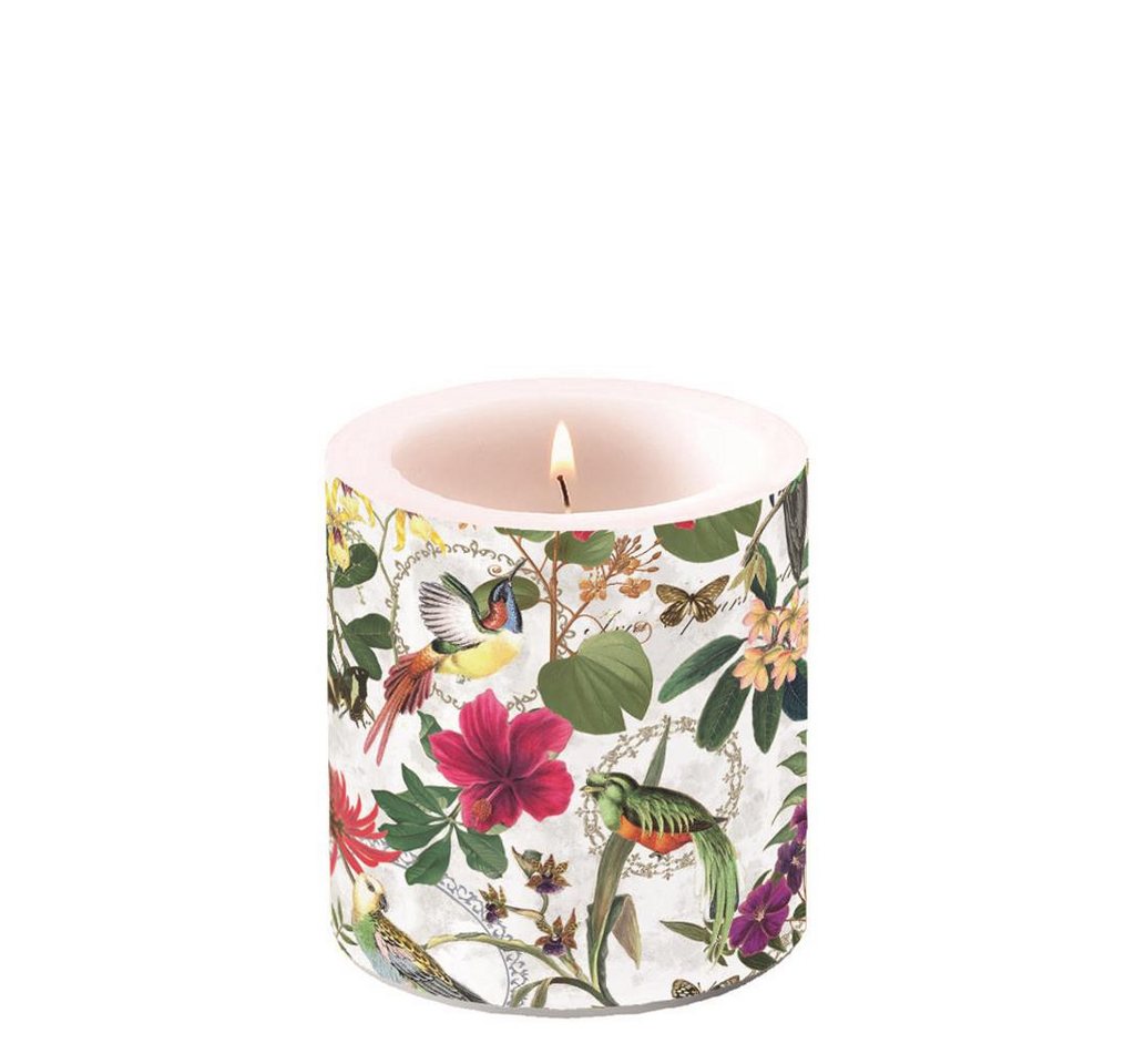 Ambiente Papierserviette Kerze klein – Candle small – Format: Ø 7,5 cm x 9 cm – Brenndauer: 35 von Ambiente