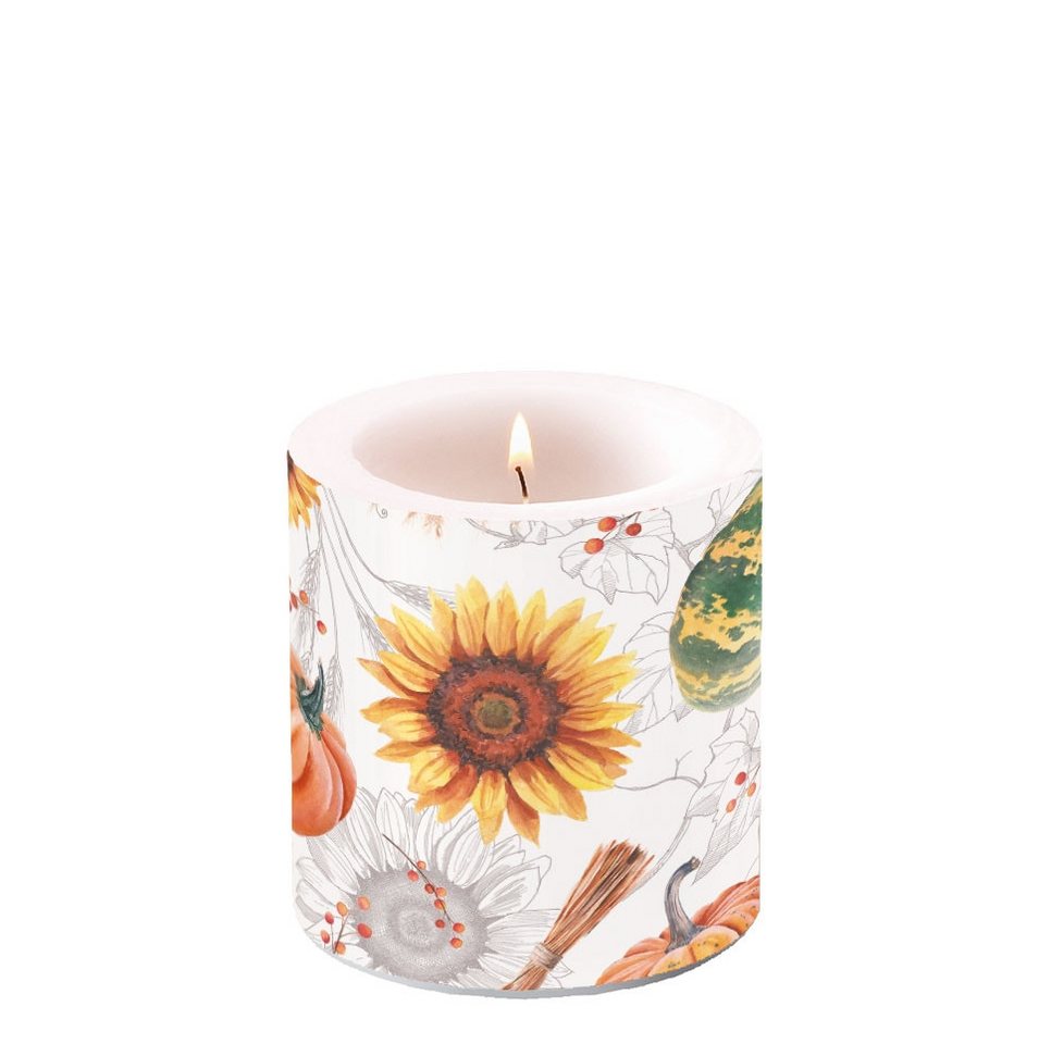 Ambiente Papierserviette Kerze klein – Candle small – Format: Ø 7,5 cm x 9 cm – von Ambiente