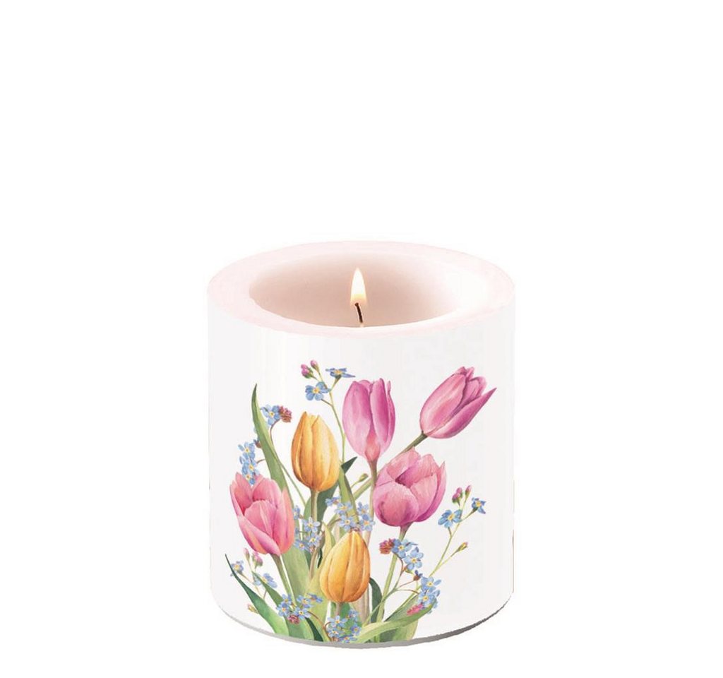 Ambiente Papierserviette Kerze klein – Candle small – Format: Ø 7,5 cm x 9 cm – von Ambiente