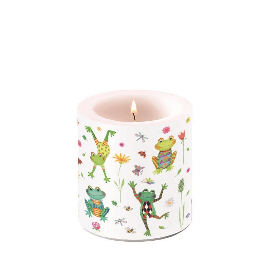 Ambiente Papierserviette Kerze klein – Candle small – Format: Ø 7,5 cm x 9 cm – von Ambiente