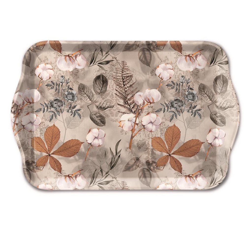 Ambiente Papierserviette Tray Melamine – Tablett – 13 x 21 cm - Cotton – Baumwolle von Ambiente