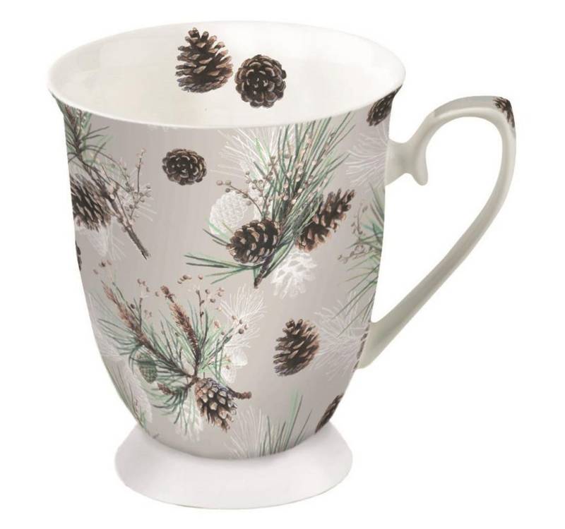 Ambiente® Papierserviette Weihnachten - Becher – Mug 0,25 L - Fine Bone China - Format: Ø 7,5 von Ambiente®