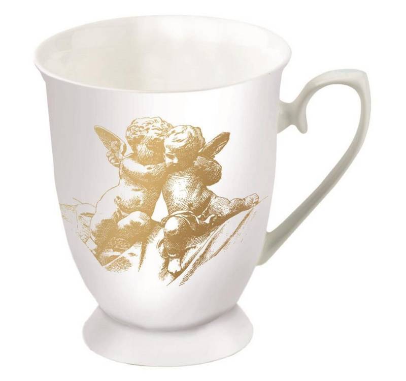 Ambiente® Papierserviette Weihnachten - Becher – Mug 0,25 L - Fine Bone China - Format: Ø 7,5 von Ambiente®