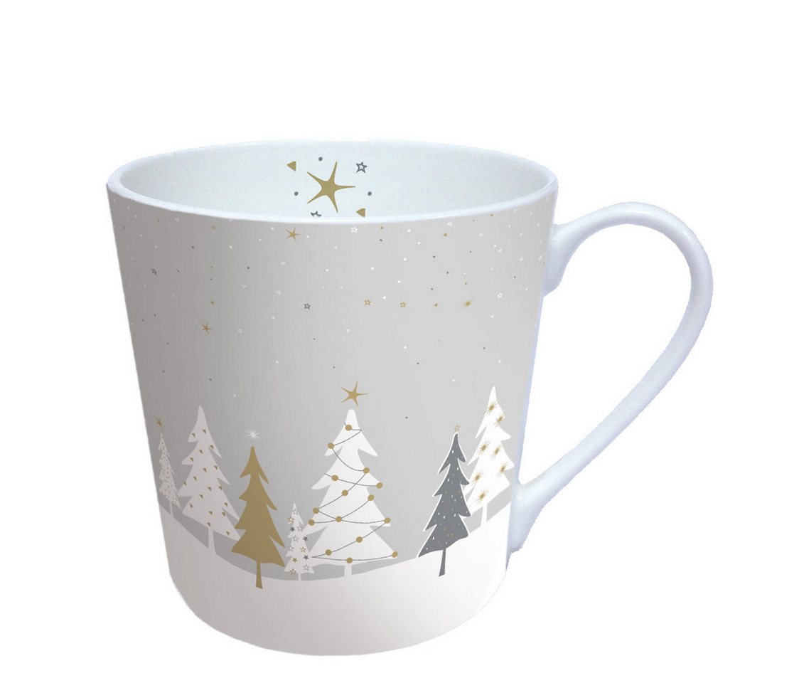 Ambiente Papierserviette Weihnachten - Becher - Mug 0.3 L - Fine Bone China - Format: Ø 9 cm von Ambiente