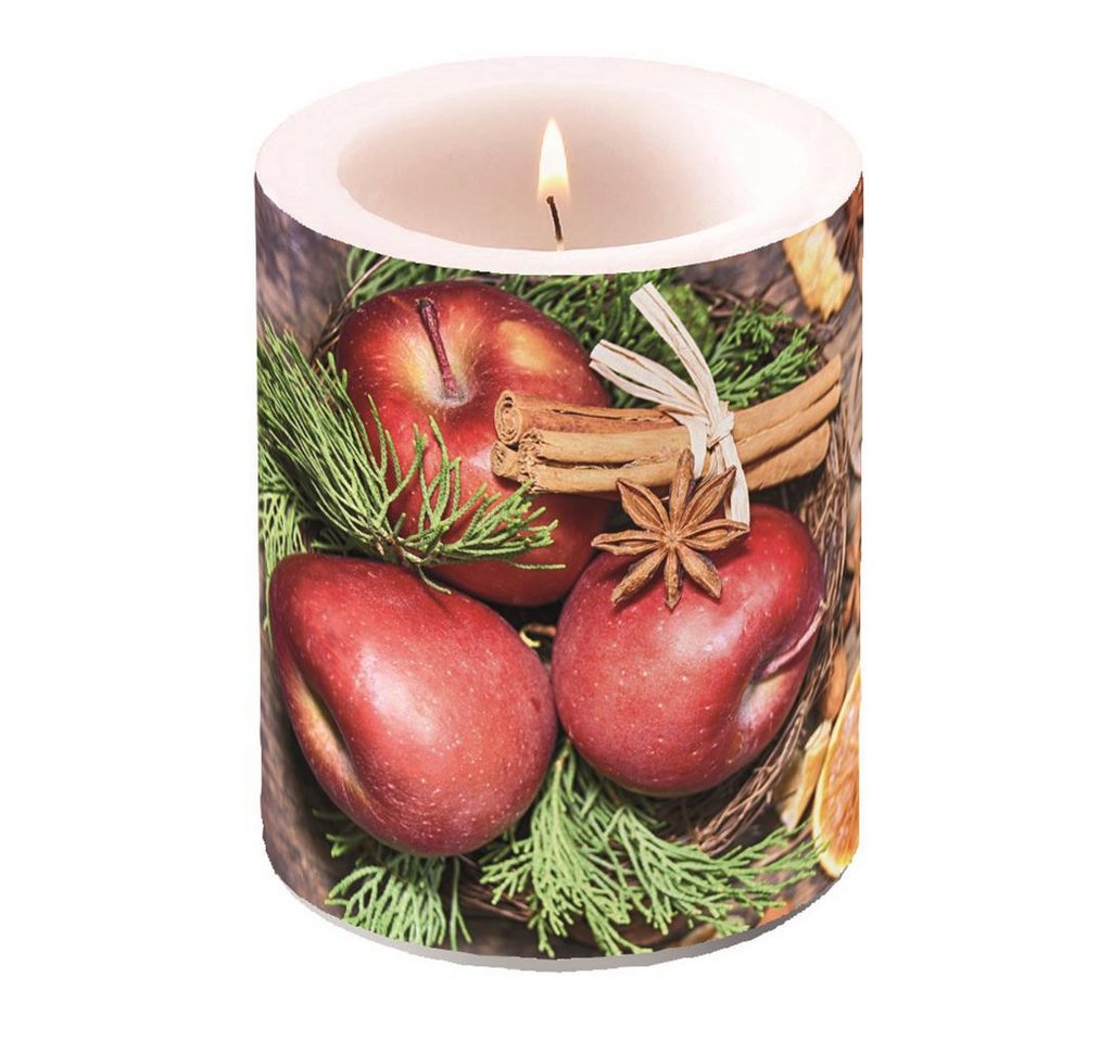 Ambiente Papierserviette Weihnachten – Kerze gross – Candle Big – Format: Ø 12 cm x 10 cm – von Ambiente