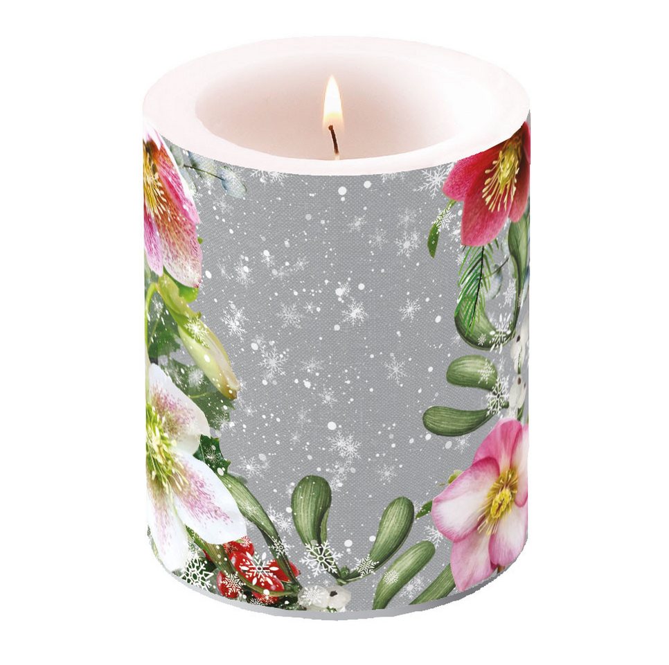 Ambiente Papierserviette Weihnachten – Kerze gross – Candle Big – Format: Ø 12 cm x 10 von Ambiente