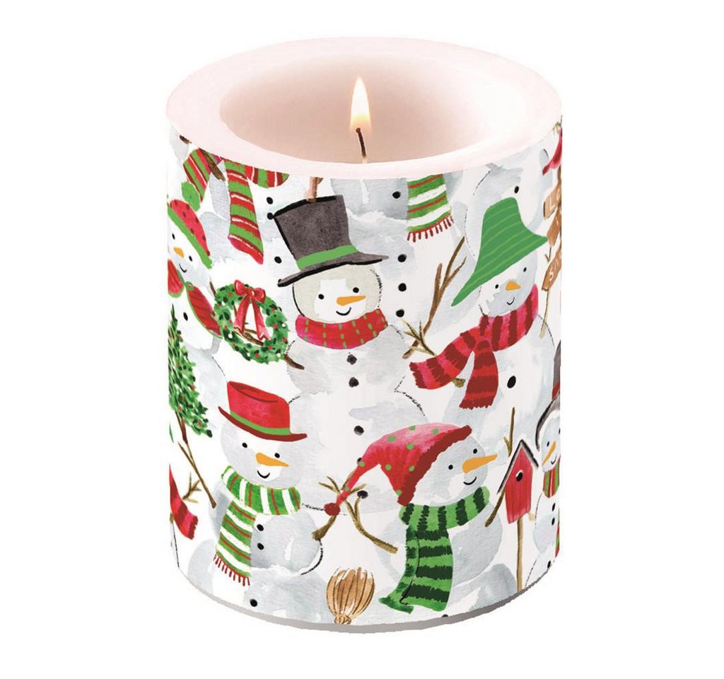 Ambiente Papierserviette Weihnachten – Kerze gross – Candle Big – Format: Ø 12 cm x 10 von Ambiente