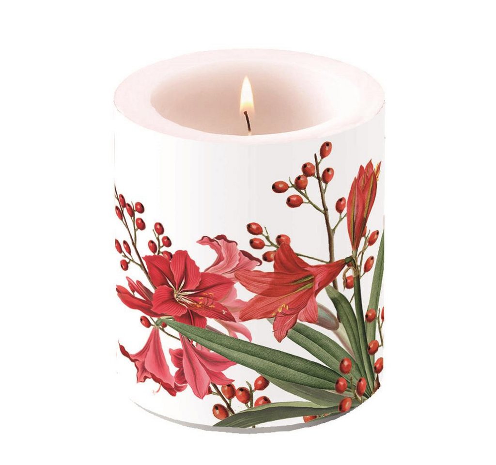 Ambiente Papierserviette Weihnachten – Kerze medium – Candle medium – Format: Ø 10 cm x von Ambiente