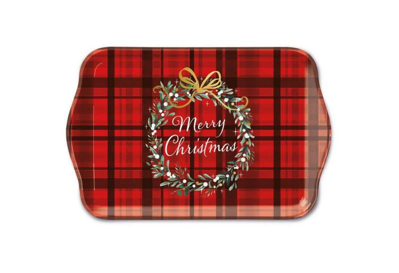 Ambiente® Papierserviette Weihnachten – Tray Melamine – Tablett – Format: 13 x 21 cm – von Ambiente®