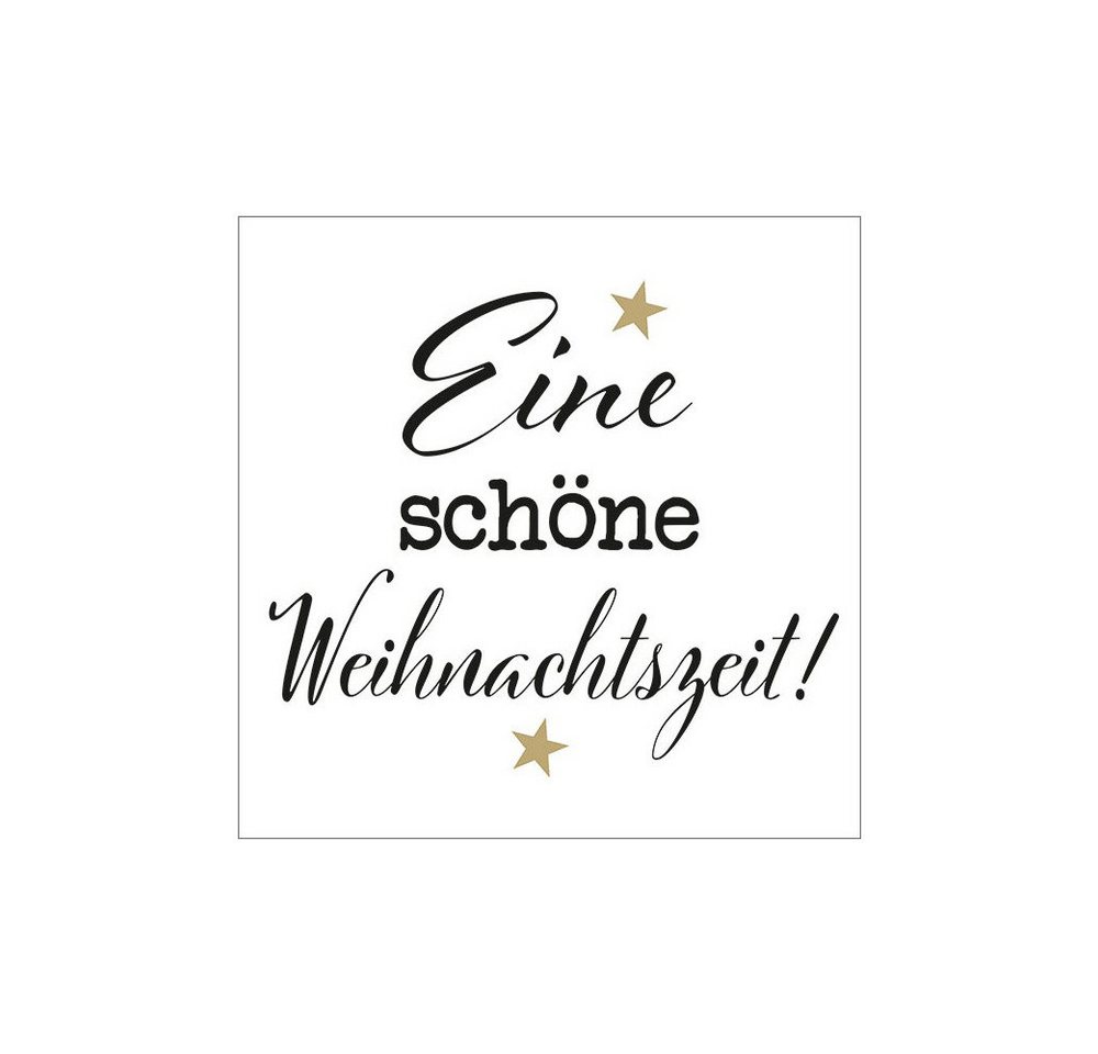 Ambiente® Papierserviette Weihnachtszeit, (20 St), 33 cm x 33 cm von Ambiente®