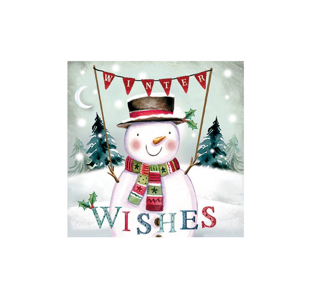 Ambiente® Papierserviette Winter Wishes, (20 St), 33 cm x 33 cm von Ambiente®