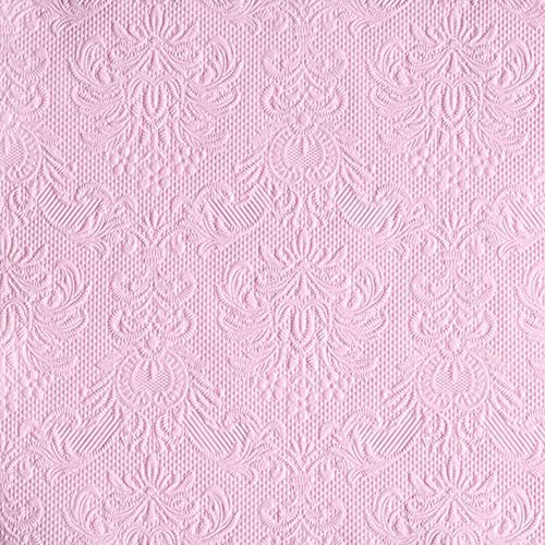 Ambiente Papierservietten - Servietten Lunch/Party 33x33cm Elegance Rose - Hochzeit -Taufe - Geprägt/Embossed Deko von Ambiente