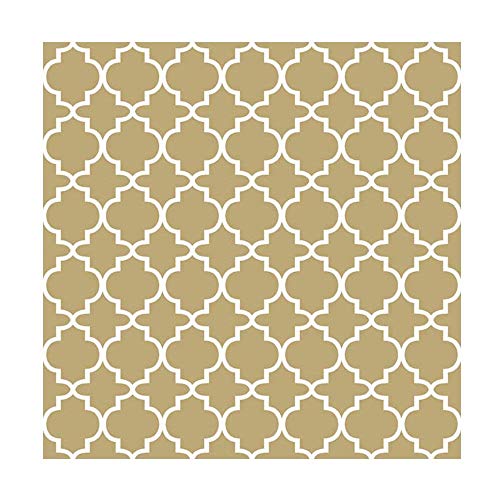 Ambiente Serviette Motiv : Ogee Gold Hochzeit/Weihnachten/Feier - 20 Servietten pro Packung, 33x33 cm von Ambiente