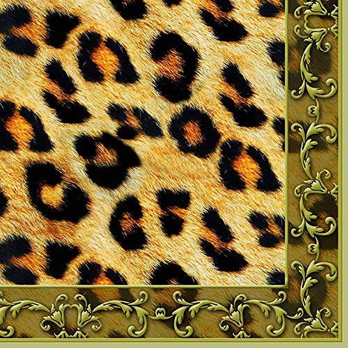 Ambiente - Servietten - Leopard Ornament - Afrika / Muster / Fell von Ambiente